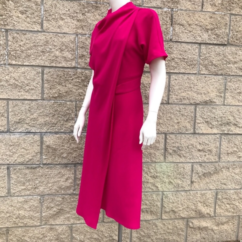 Topshop drape dress